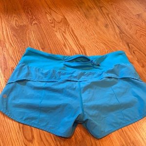 Lululemon speed shorts